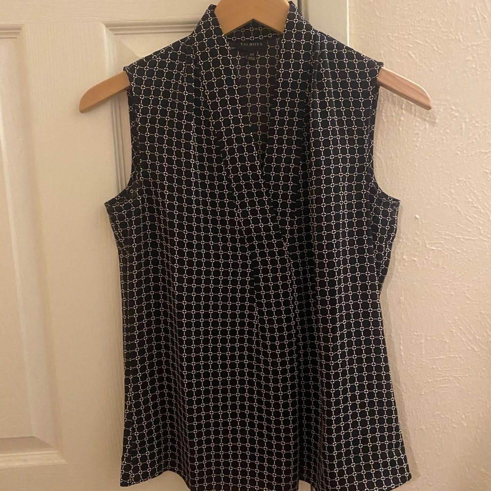 Talbots Sleeveless Blouse